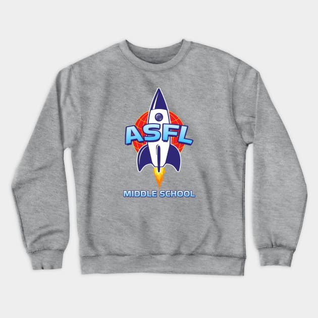 ASFL MIDDLE SCHOOL Crewneck Sweatshirt by Duds4Fun